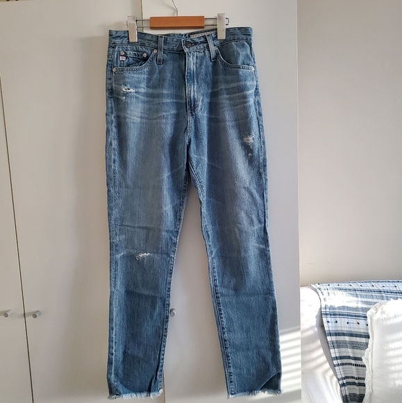 Ag Adriano Goldschmied Denim - AG denim, light blue wash, size 27R